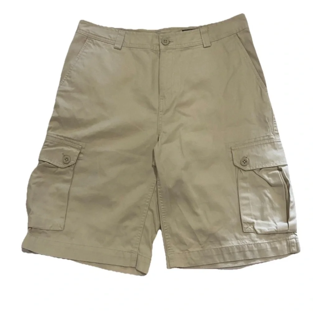Polo Ralph Lauren Size 18 Big Boys Khaki Cream Cargo Summer Shorts Brand New
